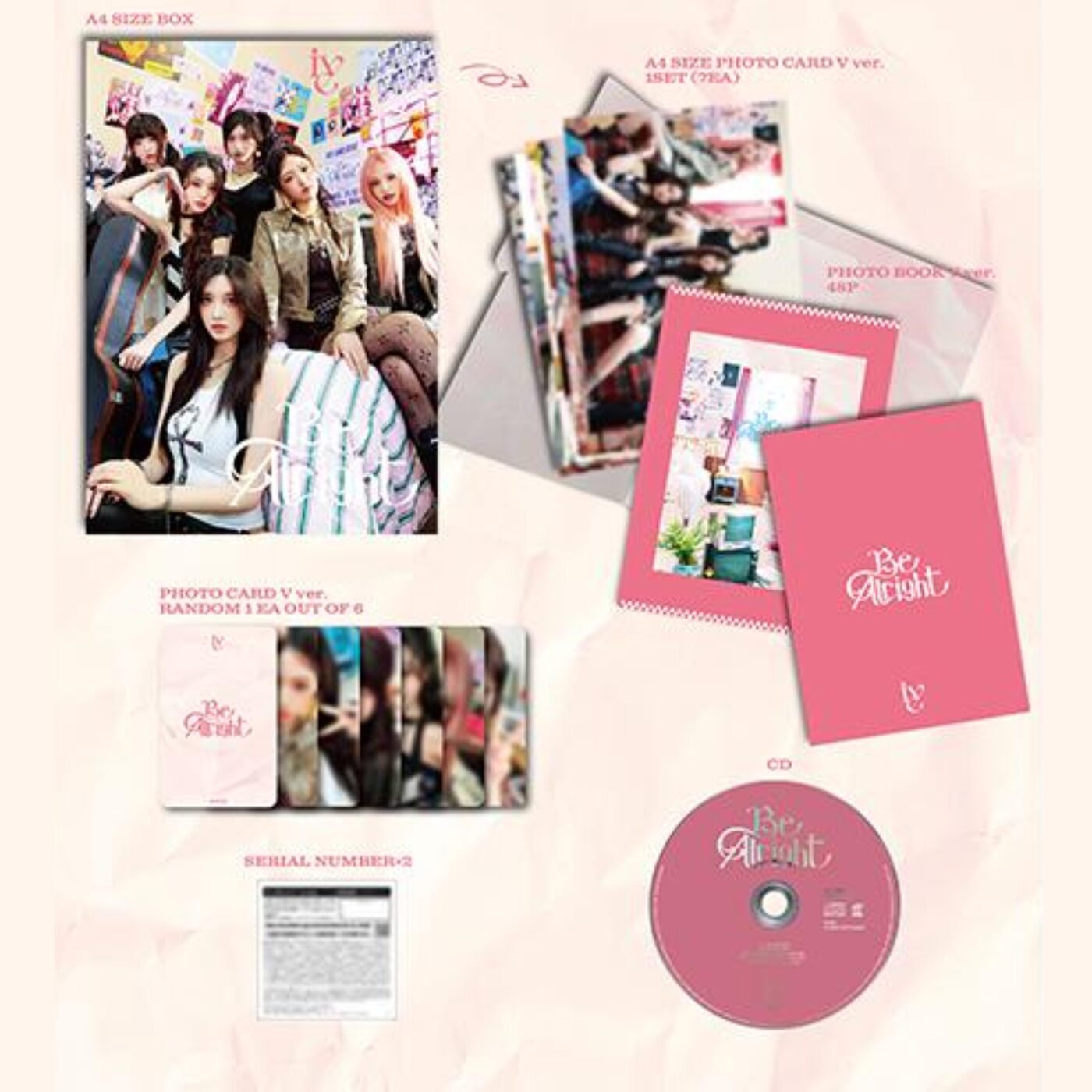 IVE - Japan 3rd EP Album [Be Alright] (Limited Edition / V Ver